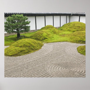 Poster Japão, Quioto, Templo Tofukuji, Jardim Paisagístic