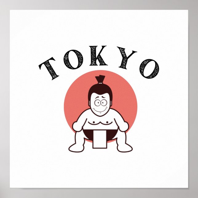 Poster Japão Sumo Tóquio - Filho do Sol (Frente)