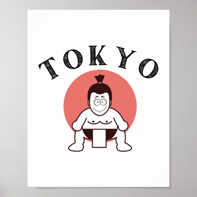 Poster Japão Sumo Tóquio - Filho do Sol (Frente)