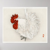 Japonês Bantam de Kōno Bairei (1844-1895)