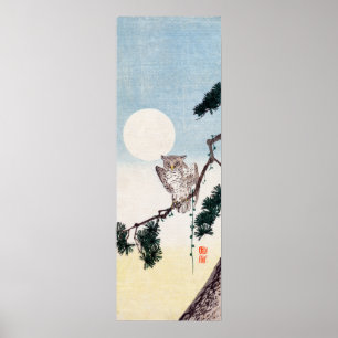 Póster Japonês Owl n.o 2