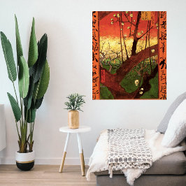 Póster Japonismo: Flor de Plum Tree por Vincent van Gogh