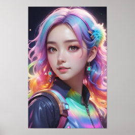 Poster Jaqueta arco-íris