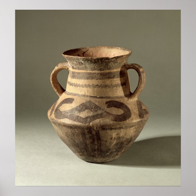 Póster Jar, da província de Gansu, c.1300-700 BC (Frente)