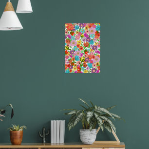 Poster Jardim Alegre em Flor