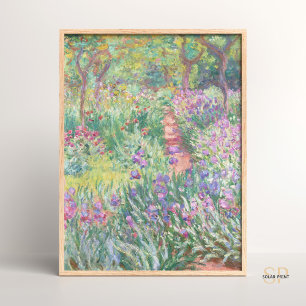 Poster Jardim Artista de Giverny 1900 Claude Monet Famous