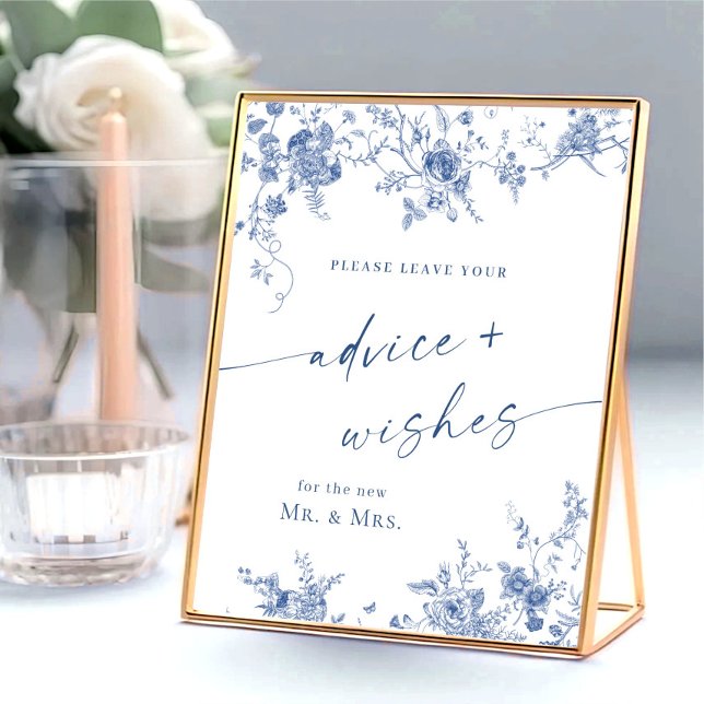 Poster Jardim Azul Vitoriano - Conselhos e Desejos (Criador carregado)