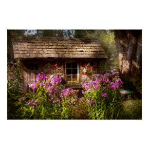 Póster Jardim - Belvidere, NJ - Minha pequena cabana