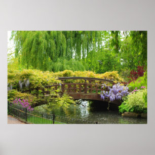 Póster Jardim bonito do primavera em maio