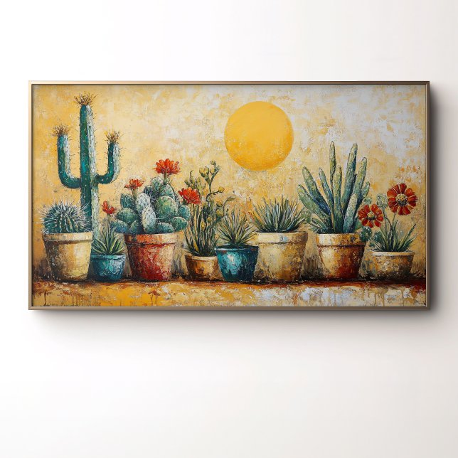 Poster Jardim Cactus Em Potes (Criador carregado)
