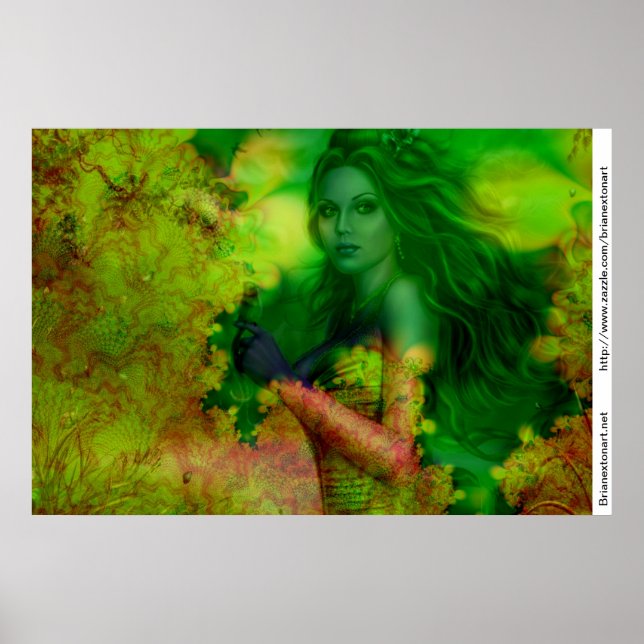 Poster Jardim Celestial (Frente)