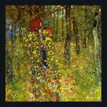 Póster Jardim com crucifixo por Gustav Klimt<br><div class="desc">Esta pintura intitulada Jardim com crucifixo é feita pelo famoso artista, Gustav Klimt. Sobre Gustav Klimt Gustav Klimt foi um pintor simbolista austríaco e um dos membros mais proeminentes do movimento Secessão de Viena. Tornou-se um dos membros fundadores e presidente da Sezessão Wiener em 1897 e do periódico do grupo...</div>