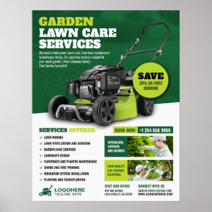 Poster Jardim, Coração, Serviços de Cuidados Lançados