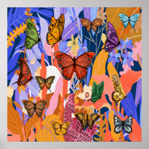 Poster Jardim da Borboleta