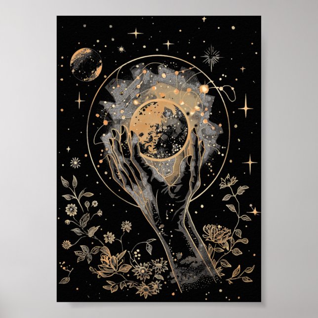 Poster Jardim da Bruxa Celestial (Frente)