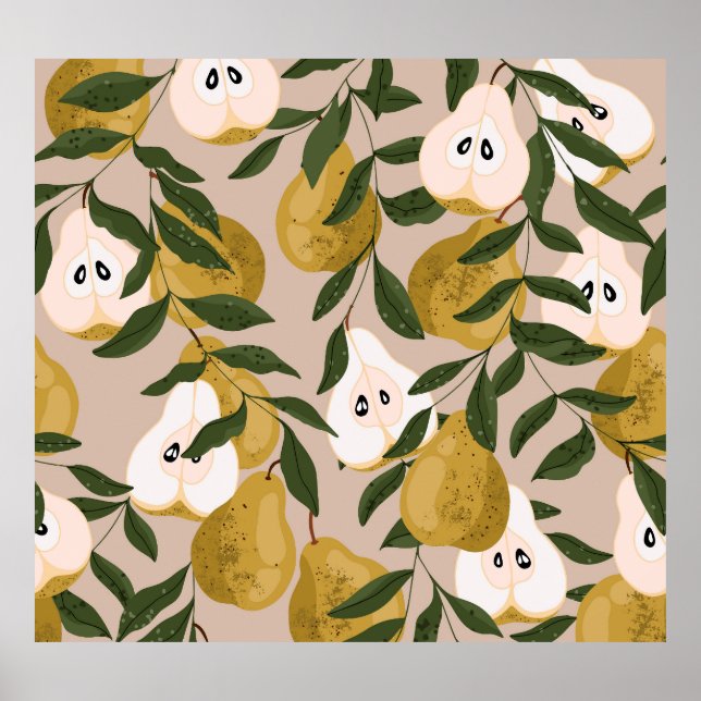 Poster Jardim da Flor: Florais Pequenos Cute (Frente)