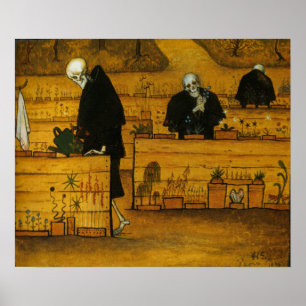Póster Jardim da Morte de Hugo Simberg