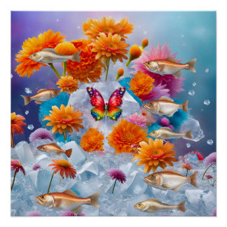 Póster Jardim da Natureza