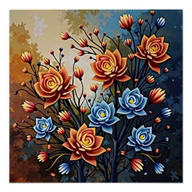 Póster Jardim das Luzes Eternas (Frente)