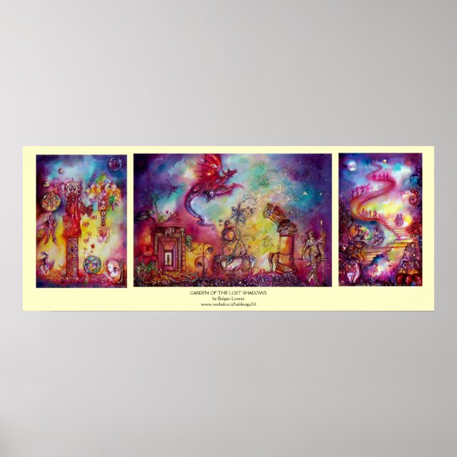 PÓSTER JARDIM DAS SOMBRAS PERDIDAS (Frente)