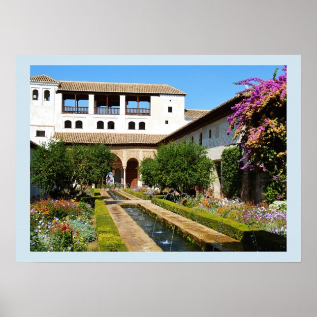 Póster Jardim de Alhambra (Frente)