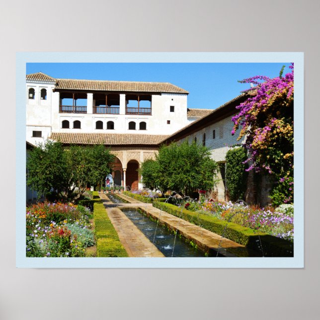 Póster Jardim de Alhambra (Frente)