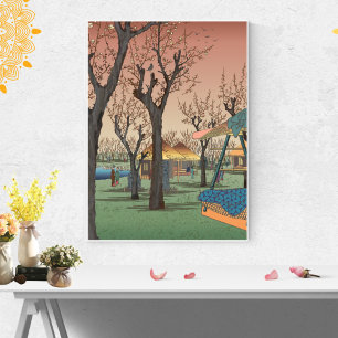 Poster Jardim de ameixa