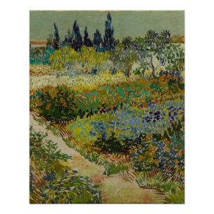 Póster Jardim de Arles - Vincent Van Gogh