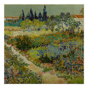 Póster Jardim de Arles - Vincent Van Gogh