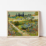 Poster Jardim de Arles | Vincent Van Gogh<br><div class="desc">Jardim em Arles (1888) pelo artista poste-impressionista holandês Vincent Van Gogh. Arte original é um óleo na canvas que representa uma paisagem luxuosa de flores coloridas. Use as ferramentas de design para adicionar texto personalizado ou personalizar a imagem.</div>