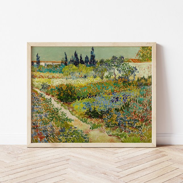 Poster Jardim de Arles | Vincent Van Gogh (Criador carregado)