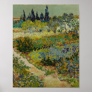 Poster Jardim de Arles - Vincent Van Gogh