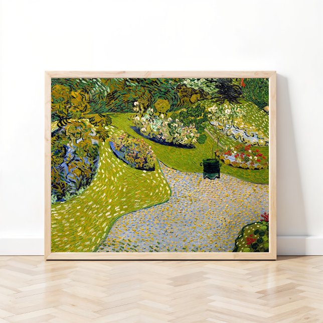 Poster Jardim de Auvers, Vincent van Gogh (Criador carregado)