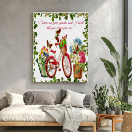 Póster Jardim de Blogues de Bicicletas