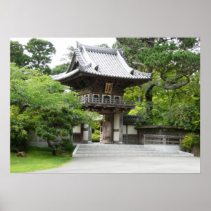 Póster Jardim de Chá Japonês em São Francisco