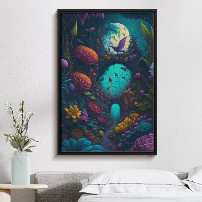 Poster Jardim de conto de fadas fantasia, bela moda (Criador carregado)