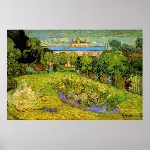 Poster Jardim de Daubigny por Vincent van Gogh, Le Jardin