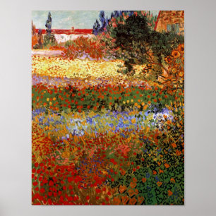 Poster Jardim de Flor (F430) Van Gogh Belas Artes