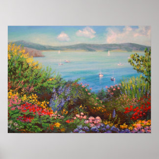 Poster Jardim de flores.