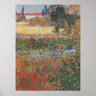 Poster Jardim de Flores - Vincent van Gogh
