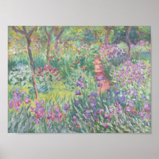 Poster Jardim de Giverny por Claude Monet