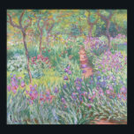Poster Jardim de Giverny por Claude Monet<br><div class="desc">Claude Monet - Jardim em Giverny. Linda pintura impressionista de um jardim em Giverny por Claude Monet.</div>