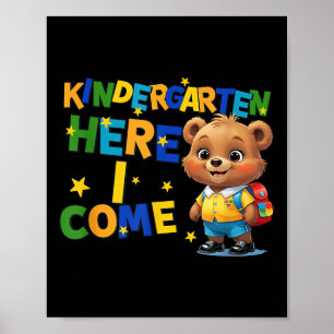 Poster Jardim de Infância Aqui Vou Eu, De Volta à Escola