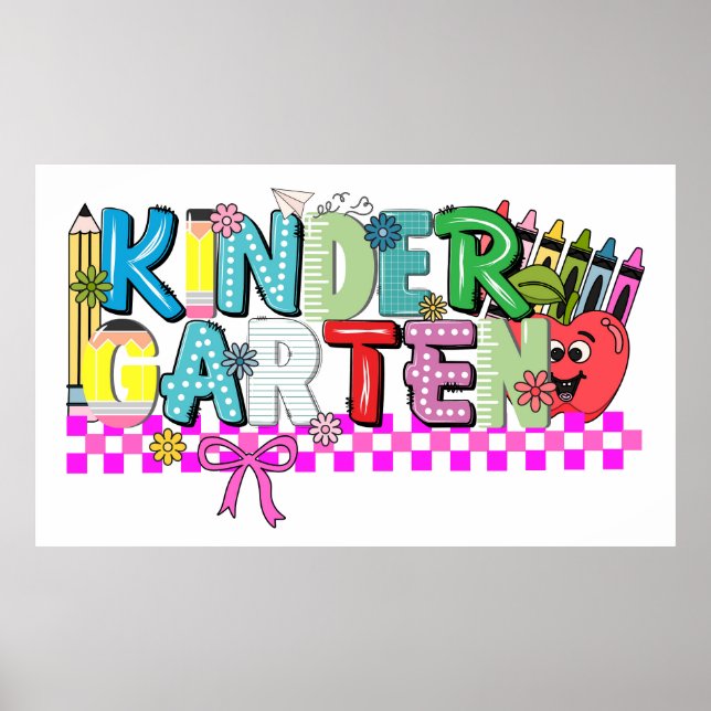 Poster Jardim de Infância Diversão & Aprendizado – Capric (Frente)