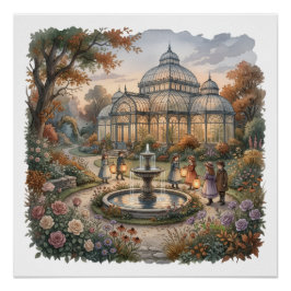Póster Jardim de Inverno Outono