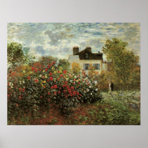 Poster Jardim de Monet na Argentina por Claude Monet