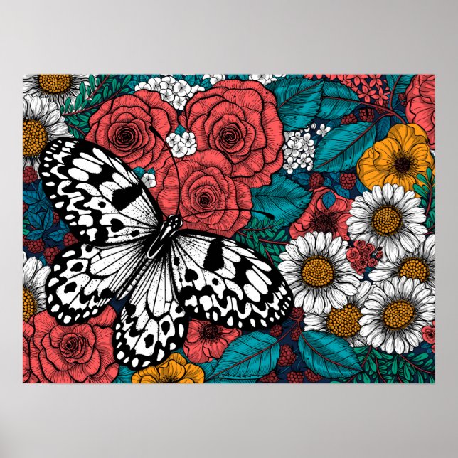 Poster Jardim de pipa de papel (Frente)