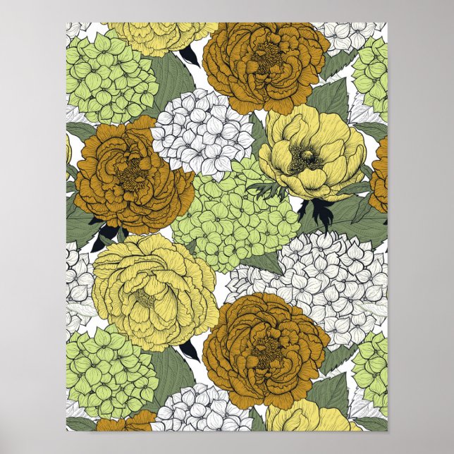 Poster Jardim de primavera 2 atrasado (Frente)