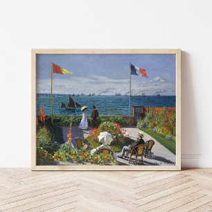 Poster Jardim de Sainte-Adresse Claude Monet