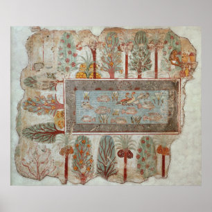 Póster Jardim de uma propriedade privada com ornamentação